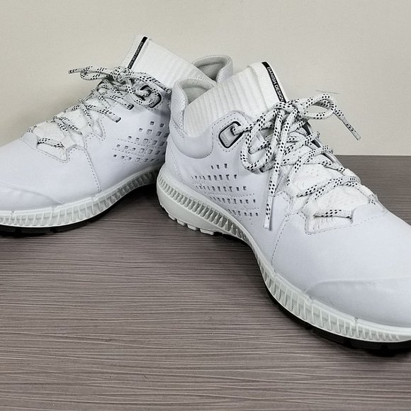 Ecco Intrinsic Mid Cut Sneaker, White/Bright, Womens Size 9-9.5 / 40 - Picture 4 of 11